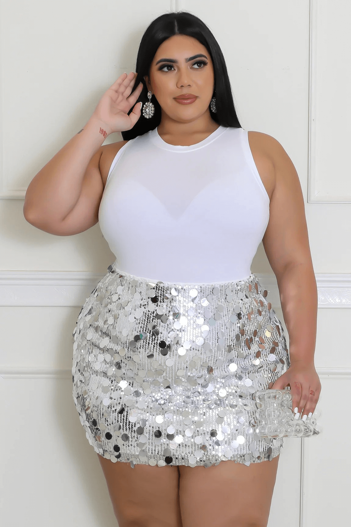 Star of the Night Sequin Skirt Alyssa Monroe Boutique LLC