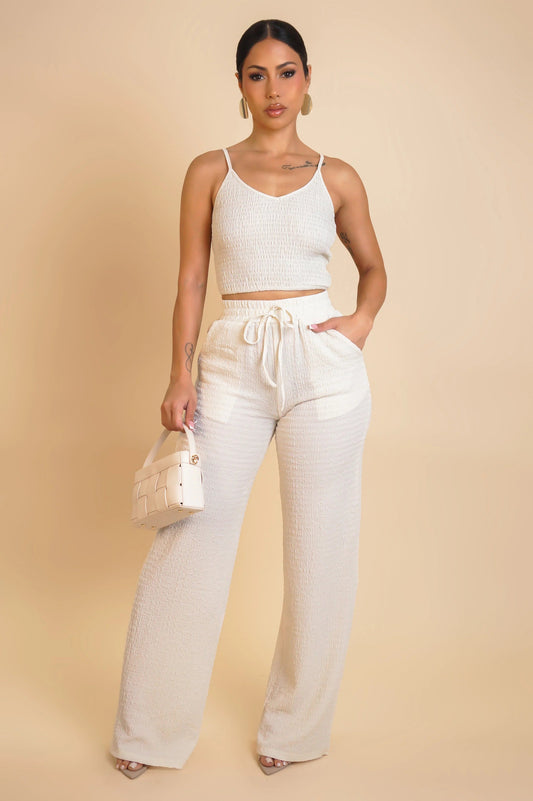 Luxe Textured Lounge Set Alyssa Monroe Boutique LLC