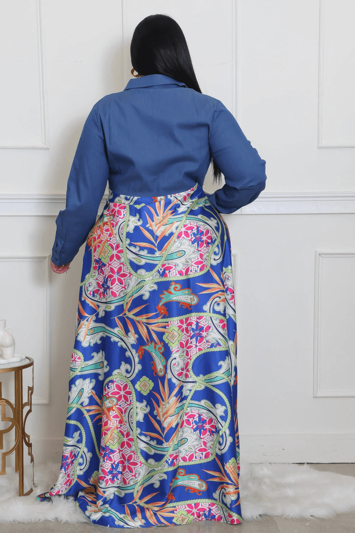 Boardroom to Brunch Maxi Shirt Dress Alyssa Monroe Boutique LLC
